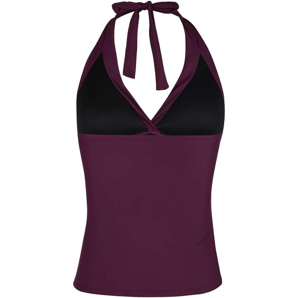swimsuit for Women Tummy Control Sexy V Neck Halter small